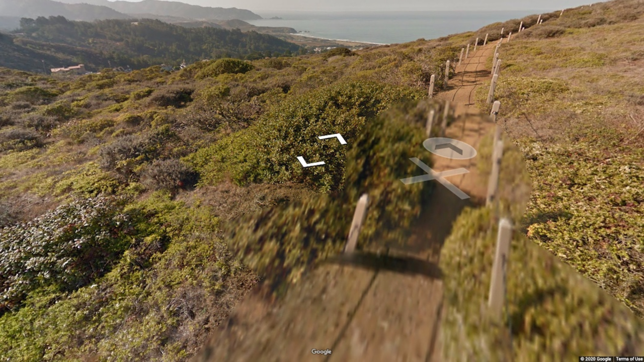 milagra_ridge_streetview.jpg Screenshot of Google Street View on a shrubbed hillside in Milagra Ridge