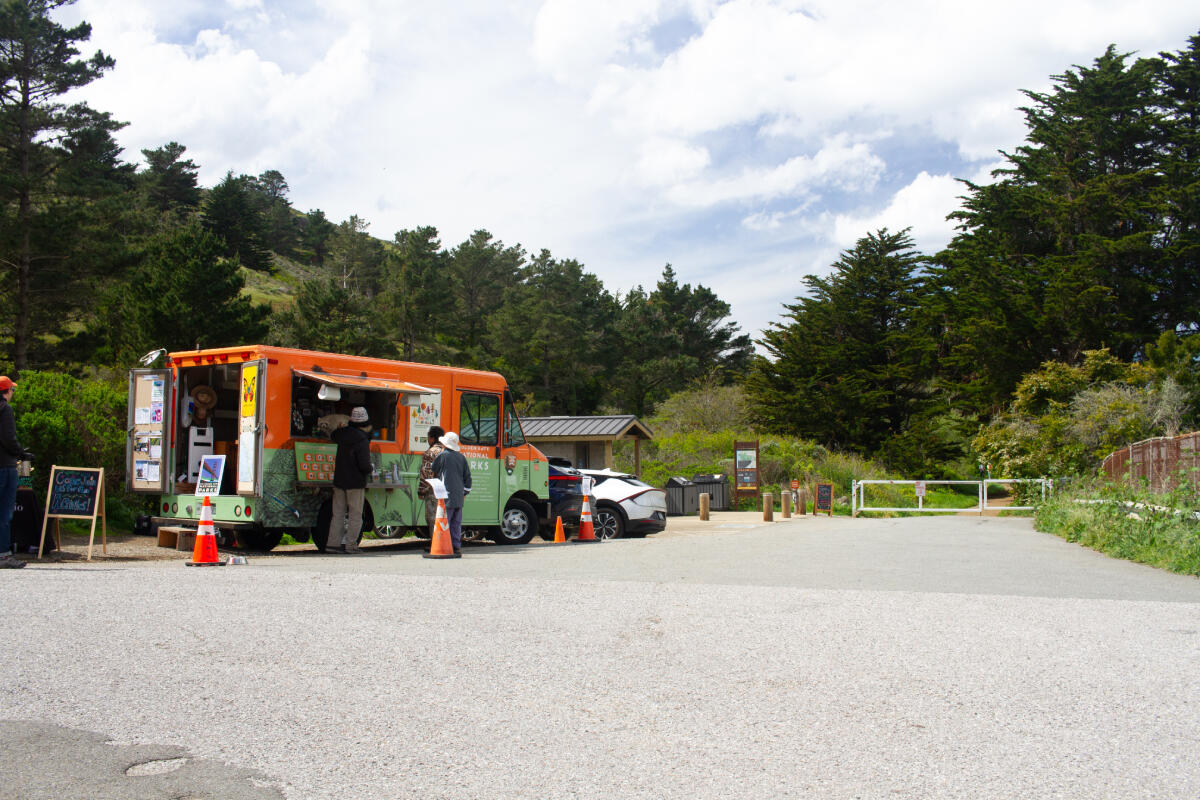 The Roving Ranger welcomes visitors at Mori Point.