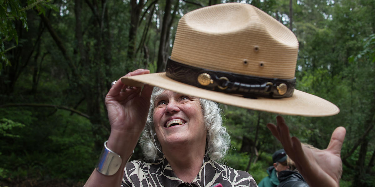 What's the story of the iconic National Park Service ranger 'flat hat'?