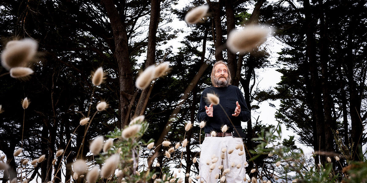 Veteran Jack Carter Fisher at Lands End in San Francisco.