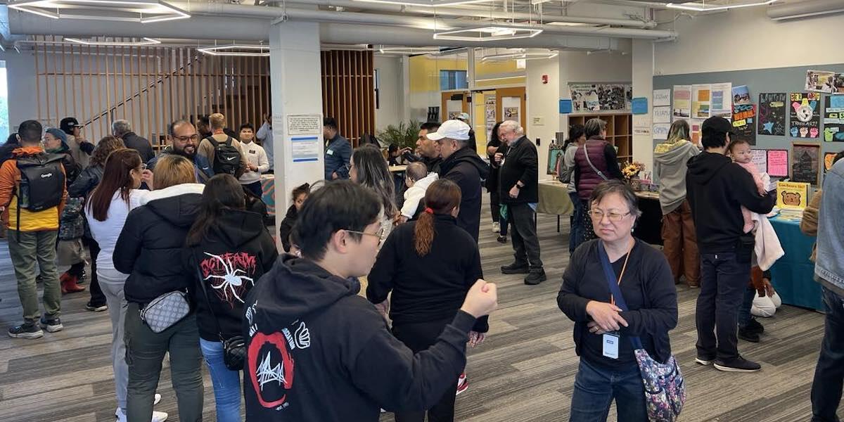 Gathering Room at the Crissy Field Center during Access to Adventure Day.