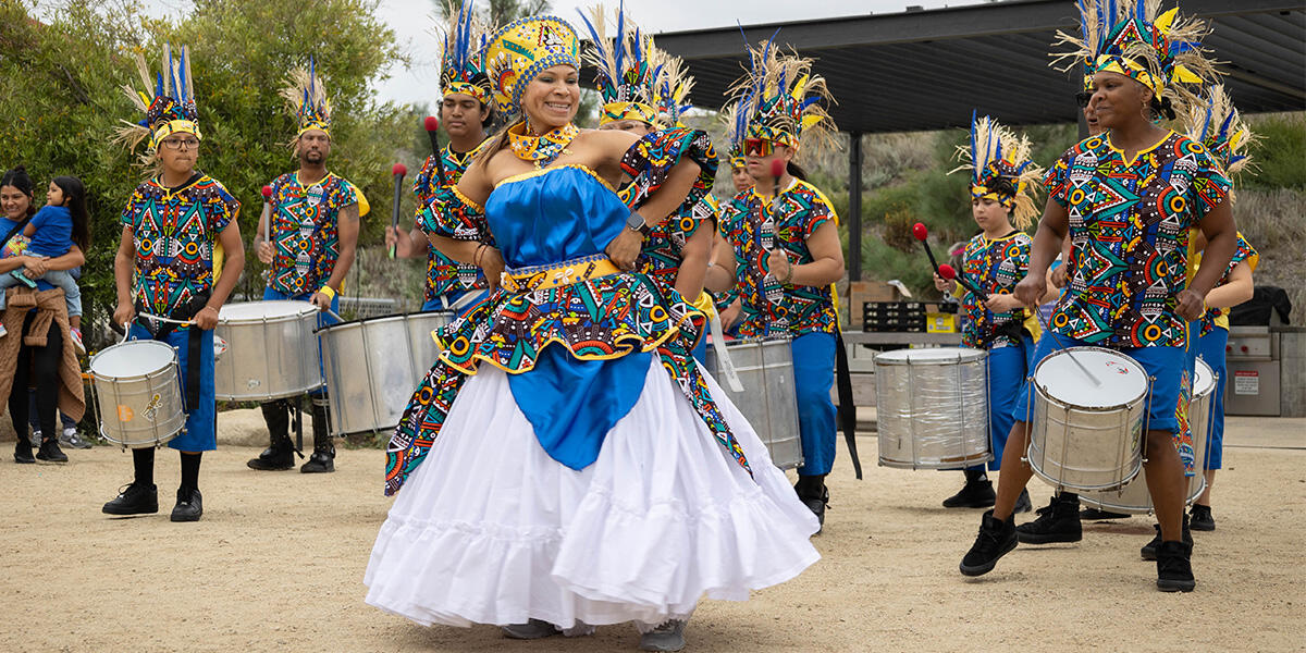 Dancers at Access to Adventure Day at the Presidio Tunnel Tops.