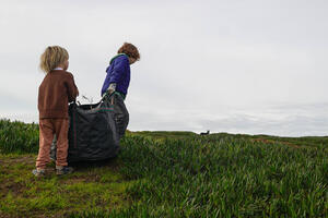 Youth MLK Volunteers at Fort Funston