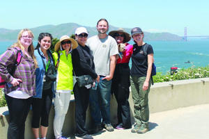 Guided walk through the Presidio as part of Healthy Parks Healthy People walks.
