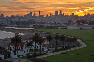 Crissy Field at Sunset