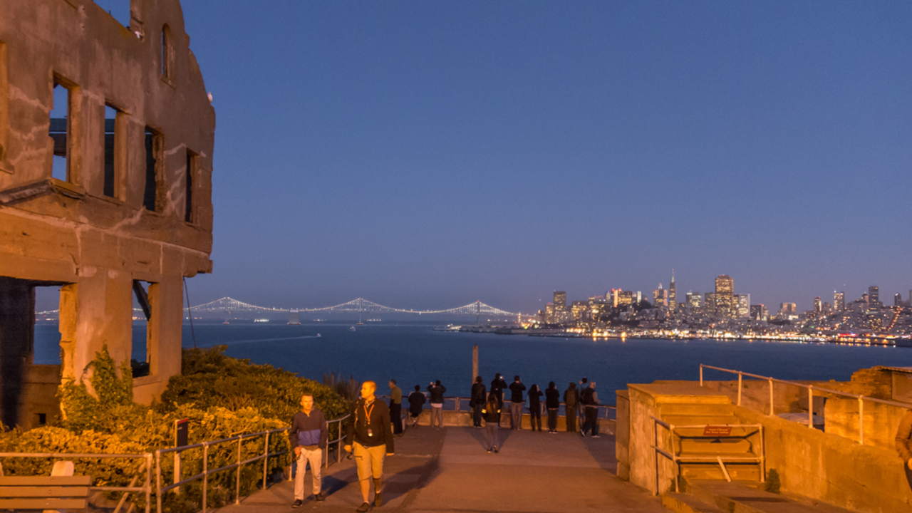 Alcatraz at night Alcatraz at night