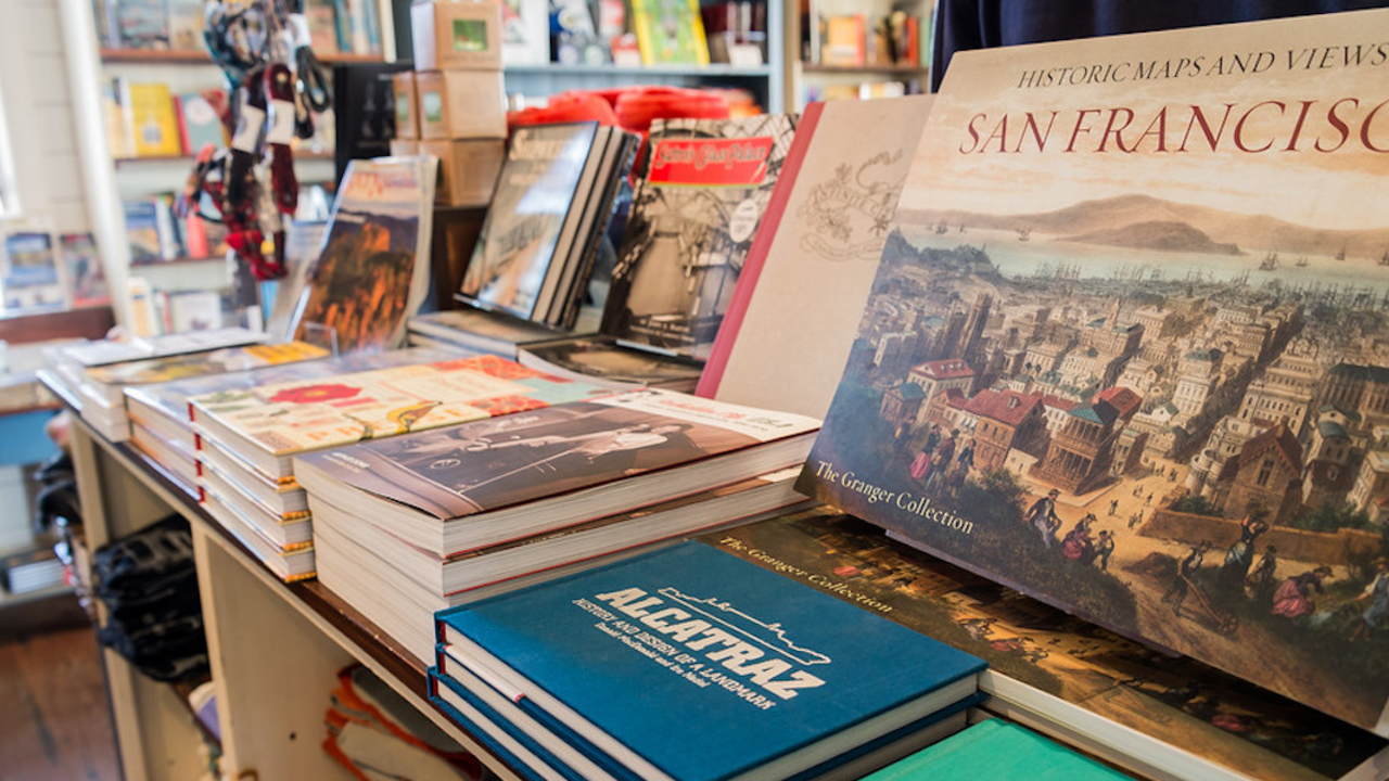 Park books and merchandise at the Warming Hut Park books and merchandise at the Warming Hut