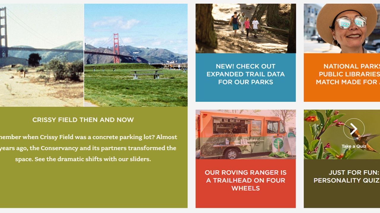 New ParksConservancy.org New ParksConservancy.org