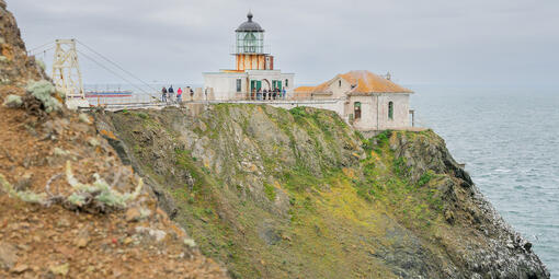 Pt Bonita Lighthouse in the San Francisco Bay Area.