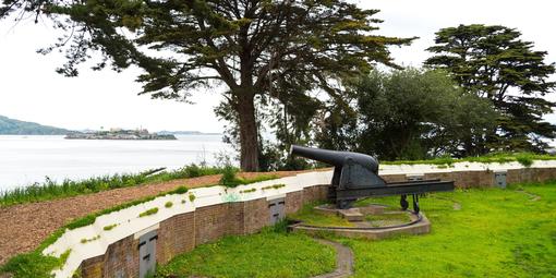 Gun at Black Point Battery in Fort Mason