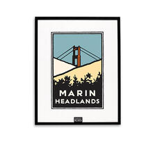 Framed Marin Headlands Poster