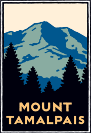 Mount Tamalpais Schwab image of Mount Tamalpais rising above the trees
